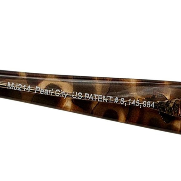 Maui Jim Tortoise Sunglasses Pearl City Polarized Brown Lenses Italy MJ 214-10 - Picture 9 of 12